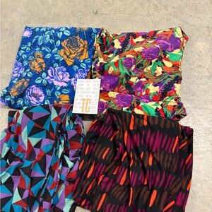 Lularoe tc leggings bundle. 4 pairs new with tag fits sizes 12 to 20